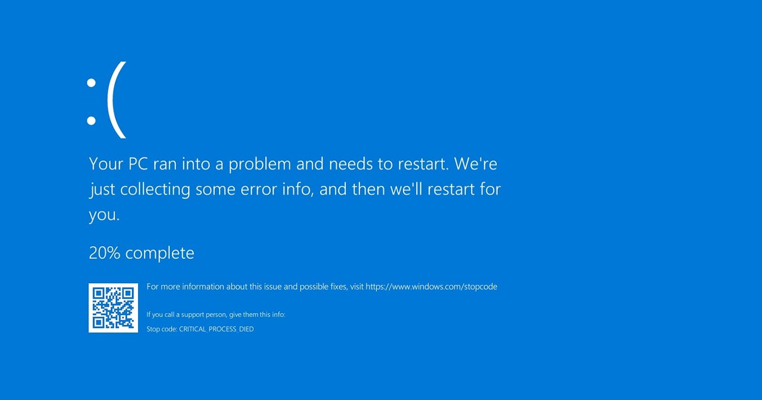 Sådan kender du den blå fejlskærm, der også kaldes BSOD, i Windows 10 og 11. Beskeden fortæller, at der er sket en uoverstigelig fejl på din pc, og at maskinen skal genstartes, når systemet har indhentet oplysninger om fejlen. Der vises også en QR-kode, som du kan scanne for at læse mere om fejlen. Sådan kender du den blå fejlskærm, der også kaldes BSOD, i Windows 10 og 11. Beskeden fortæller, at der er sket en uoverstigelig fejl på din pc, og at maskinen skal genstartes, når systemet har indhentet oplysninger om fejlen. Der vises også en QR-kode, som du kan scanne for at læse mere om fejlen.